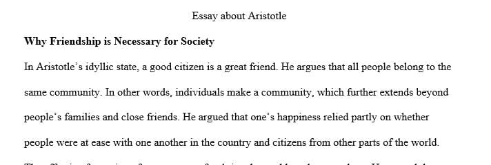 How is friendship illustrated in Aristotle through his discussion of the good and bad forms of democracy?