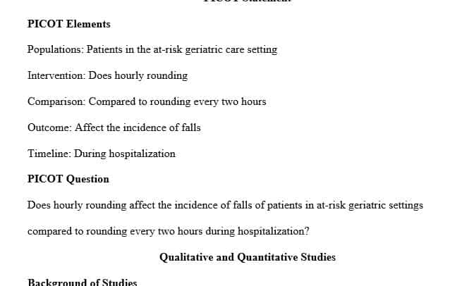What are the implications of the four studies you chose in nursing practice