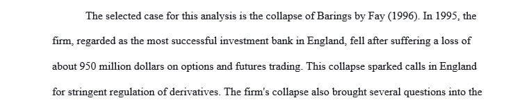 Write a comprehensive case analysis on the decision making processes