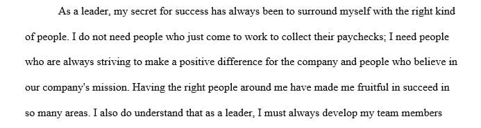 Describe your leadership traits and give examples of how you would use those traits to coach employees