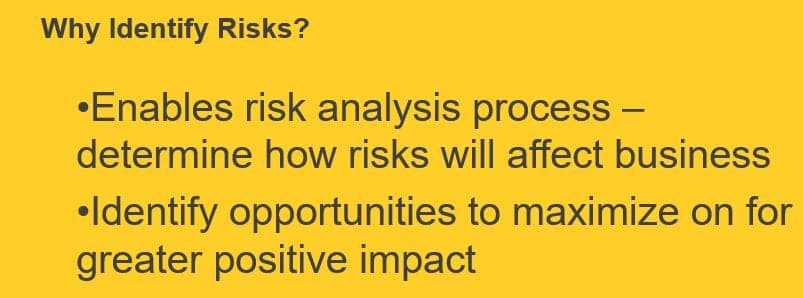 Construct a framework for identifying, evaluating and categorizing risk and risk management tools.