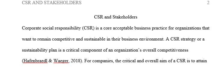 Corporate Social Responsibility (CSR) has gained a new significance scope in today’s competitive world