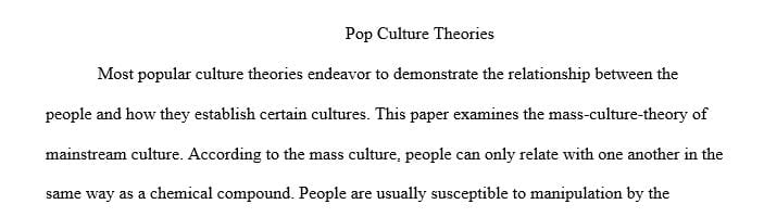 Describe how commercialization and industrialization influences popular culture.