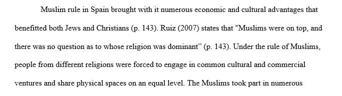 Discuss the role of Muslims Mudejars and Moriscos in Spanish Society until their expulsion in the early seventeenth century