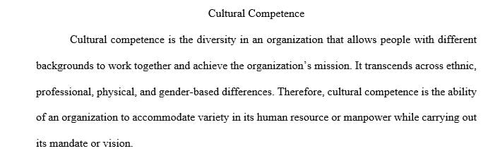 Explain how this is similar or different to the Kirst-Ashman and Hull textbook describe cultural competence.