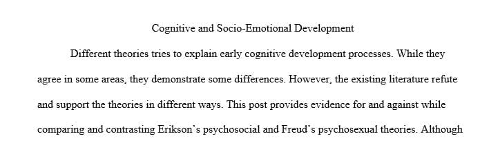 How might the development and differentiation of emotions during the first three years of life coincide with