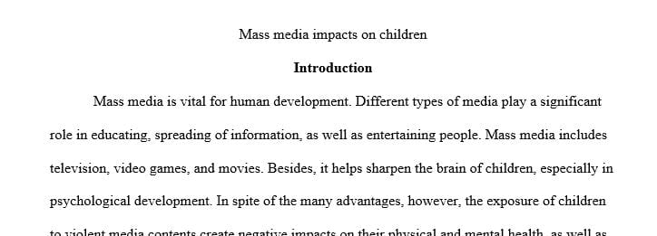 Review of a peer-reviewed journal article on a mass communication or mass media topic.