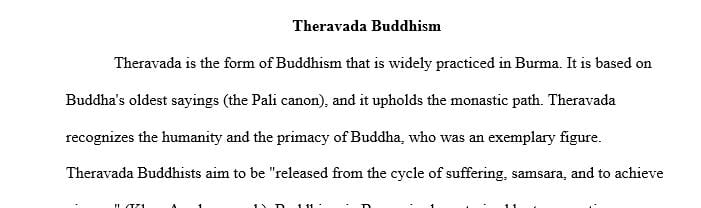 Summarize cultural differences that lead to variances in Buddhist practices from specified countries