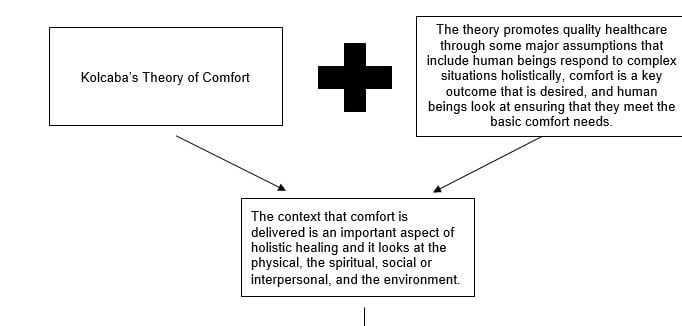 Think of a scenario in which theory, research, and practice interact to create a good patient outcomes.  Create a visual representation of your theory-practice relationship