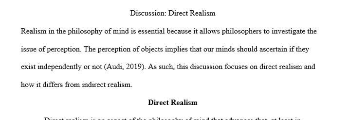What is the argument from illusion and how is it used to motivate indirect realism over direct realism