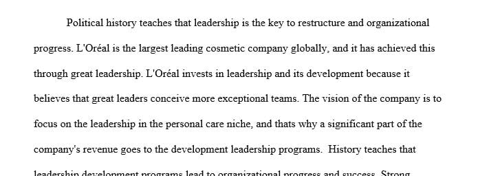 Why do you think L’Oréal invests so much in leadership development