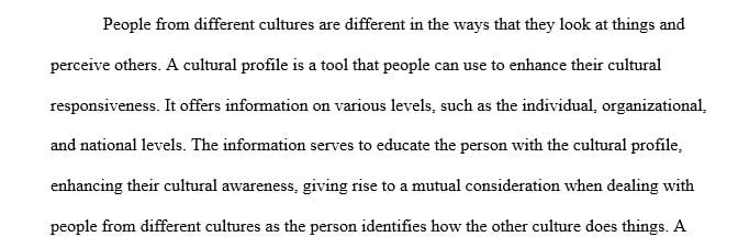 Why having a cultural profile of people in China could help you avoid a breakdown in communication