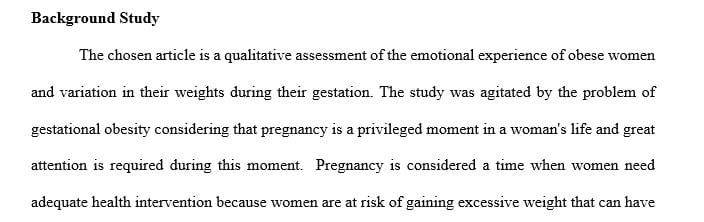 Explain the ways in which the findings might be used in nursing practice and address ethical considerations associated with the conduct of the study