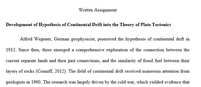 Explain thoroughly how it took 55 years (from 1915 until 1970) for the hypothesis of Continental Drift