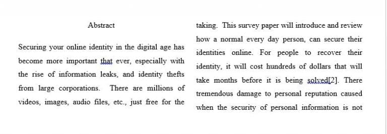 Online identity theft image