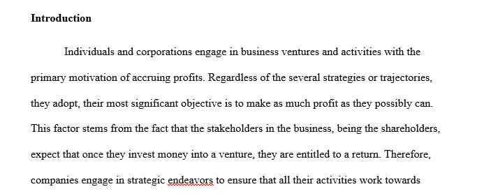 research paper on fortune 500 company