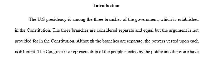 Research paper on what are the limits on the powers of the us president
