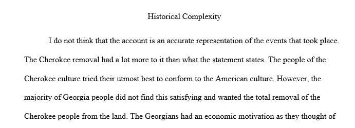 Consider how you can take a similar approach to your own topic in order to more fully understand the historical complexity.