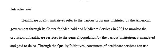 Explain the pay-for-performance quality initiatives under the Medicare Part A and Part B systems.