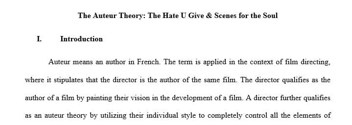 Identify a director who meets the criteria posed by auteur theory