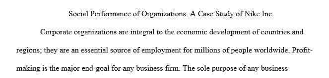 Suggest five (5) ways in which the primary stakeholders can influence the organization’s financial performance.