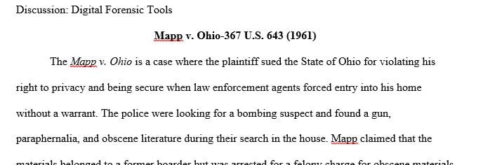 Using the Web or other resources, find a case where an illegal search was claimed.