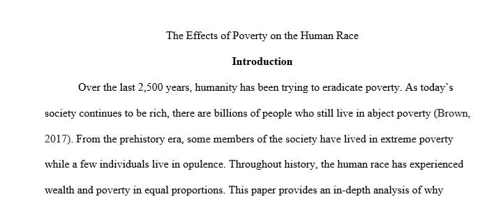 Why does global poverty exist? Identify three main reasons and cite sources.