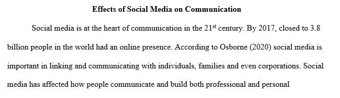 does social media improve or impede communication essay