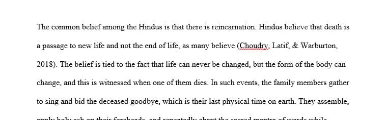 Describe that culture's current views and possible ceremonial processes honoring the death and dying of their loved ones.