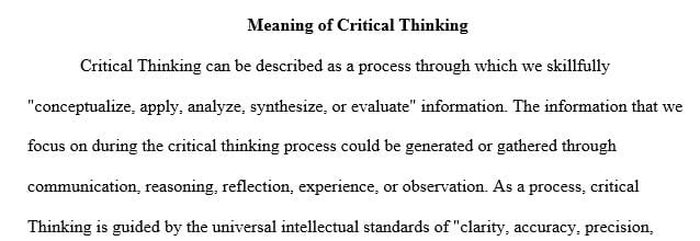critical thinking about sources cookbook