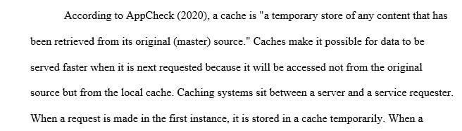 How should cache handling be accomplished in order to minimize the ability of the attacker to deliver a payload through the cache