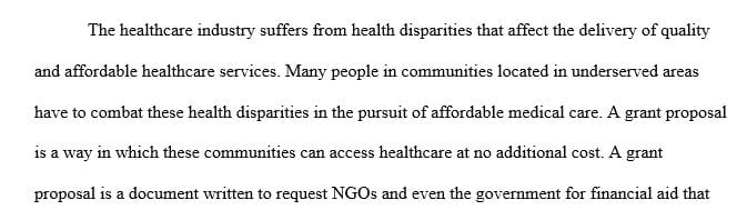 Research a minimum of two health disparities in your community.