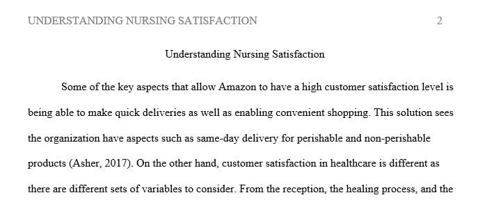What prevents health care from having the same customer satisfaction as Amazon