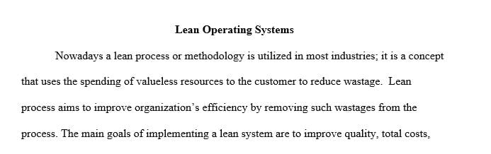 Compare and contrast the lean service system found within Southwest Airlines to a full-service airline such as United Airlines