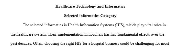 Compose a summary of the benefits of selecting a product from this category of technology or informatics system