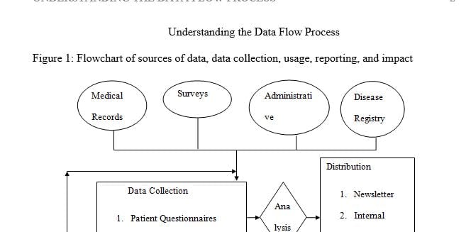 Create a flowchart that illustrates the sources of the data, how it’s ...