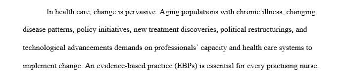 Imagine you are on a team at your workplace and have identified a new best practice to implement.