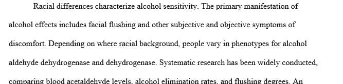 With what you know about pharmacokinetics and racial differences, how can you help her understand the reaction she had to alcohol
