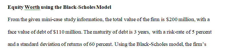 Recommendation of the financial decisions you propose for this company based on an analysis of its capital structure and capital budgeting techniques