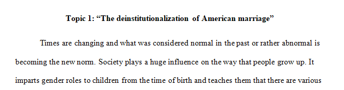 The deinstitutionalization of American marriage