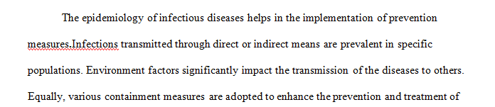 Write a paper in which you apply the concepts of epidemiology and nursing research to a communicable disease.