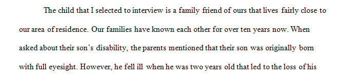 Conduct an informal interview with the guardians of a student with a disability who has been receiving special education services.