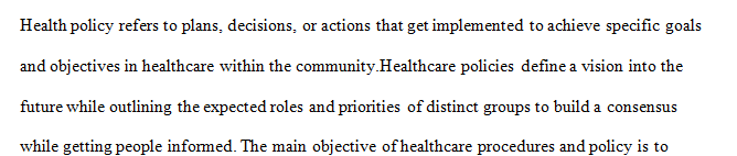 Determine financial outcomes associated with health policy.