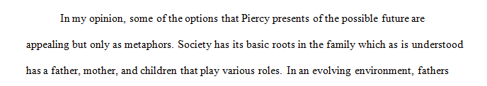 Do you find Piercy’s version of a possible future appealing or compelling