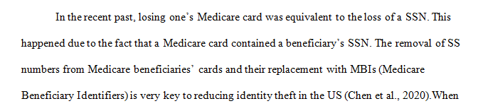 Medicare now issues a Medicare Beneficiary Identifier (MIB) for cardholders.