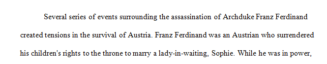 Why did the assassination of Franz Ferdinand present Austria with a survival threat