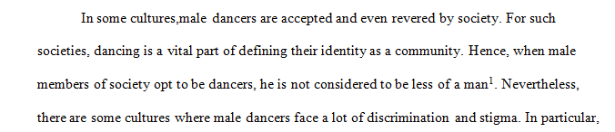Why is dance still a stigma for men in certain cultures but not others