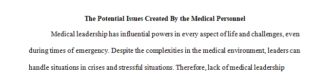 should the ICS be commanded by a public health official/EMS Chief/MD rather than the police and fire units