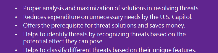 Create a Presentation of 10-12 slides depicting your Threat Assessment Plan.