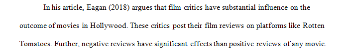 Find an example of criticism (be it literary musical or film) and post the link to the article 